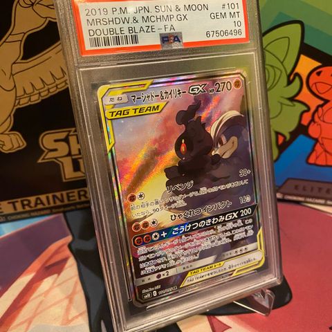 Marshadow & Machamp Tag Team GX #101 PSA 10