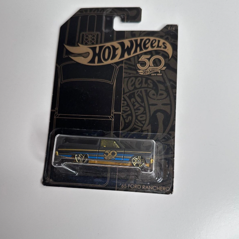 HOT WHEELS - 50TH ANNIVERSARY BLACK & GOLD 65 Ford Ranchero