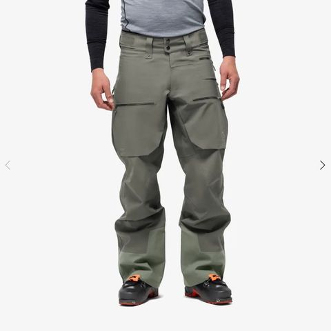 Norrøna Lofoten Pro Pants str. M, farge Castor Gray