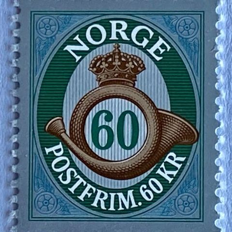 Norge  2015  Posthorn Offset - høyverdier VI  60 kroner NK 1922 Postfrisk