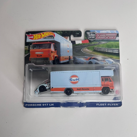 Hot Wheels Premium Team Transport Porsche 917 LH Fleet Flyer GULF