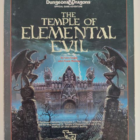 Dungeons & Dragons 1e - The Temple of Elemental Evil First print