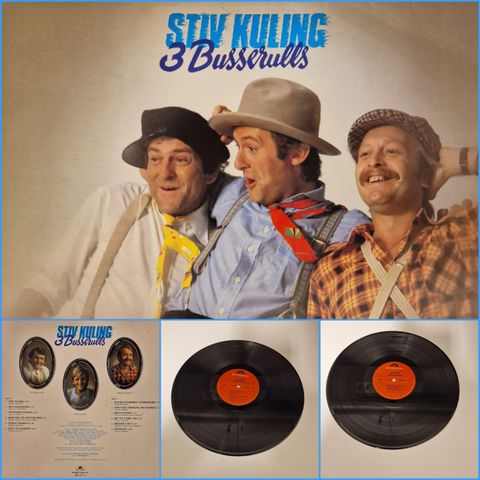 3 BUSSERULLS  / STIV KULING 1980 - VINTAGE/RETRO LP-VINYL (ALBUM)