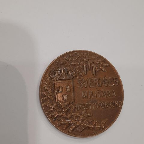 Sveriges militära idrottsförbund - 1909 - Medalje