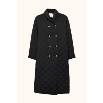 Cathrine Hammel Quilted Flared Coat