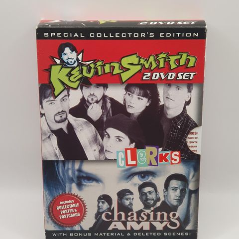Kevin Smith 2 dvd set. Clerks og Chasing Amy