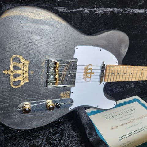 Supersalg! Byttes/selges! Egra Guitars - The Monarch Telecaster Heavy Relic