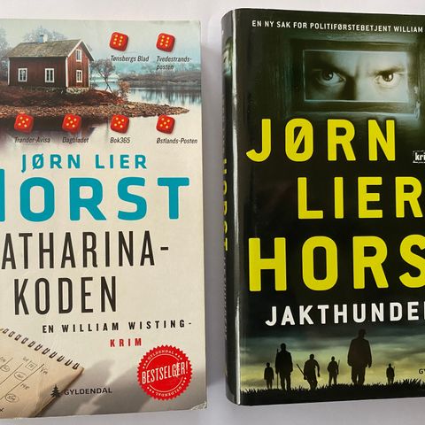 Bokpakke Jørn Lier Horst 2 krimbøker selges samlet