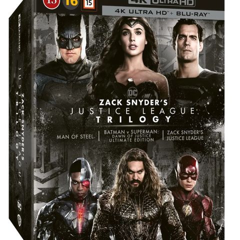 Zack Snyder's Justice League Trilogy (4K Ultra HD + Blu-ray) (8 disc)