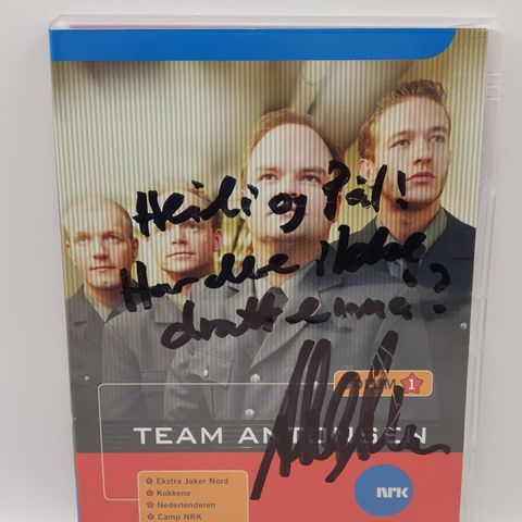 Team Antonsen vol 1. Med hilsen på cover