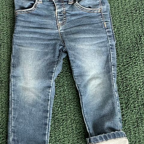 kule og varme bukser jeans 12-18 mnd 86 cm UCB nesten som ny / Barneklær / Baby