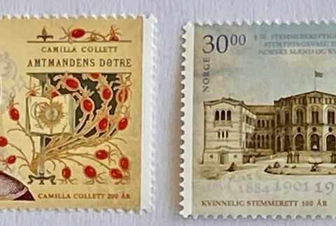 Norge 2013 Camilla Collett - Anna Rogstad NK 1856-1857 Postfrisk