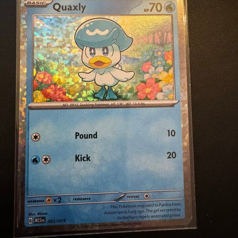 Pokemon McDonalds 2023 - Quaxly 3 (Holo)