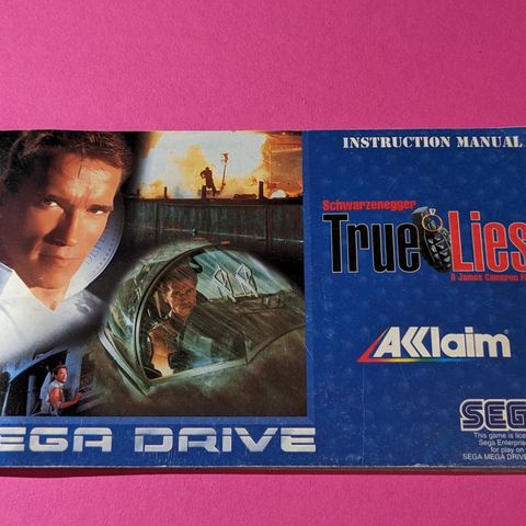 True Lies Sega Mega Drive manual