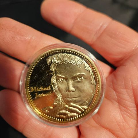 Michael Jackson medaljong