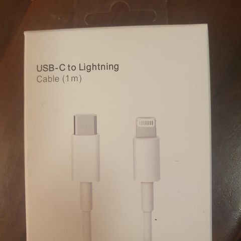 USB-C til Lightning-kabel (1 meter)