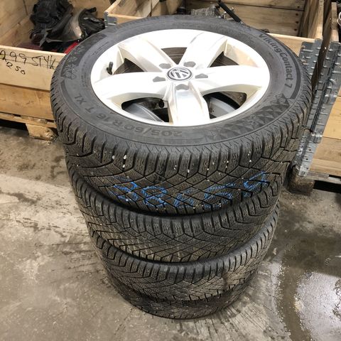 Hjulsett vinter 16" VW T-Roc. Dekk og felg