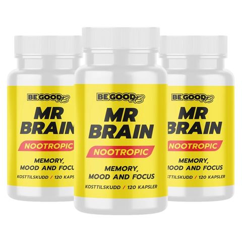 MR BRAIN 120 kaps -bedre kognitiv funksjon og minne!