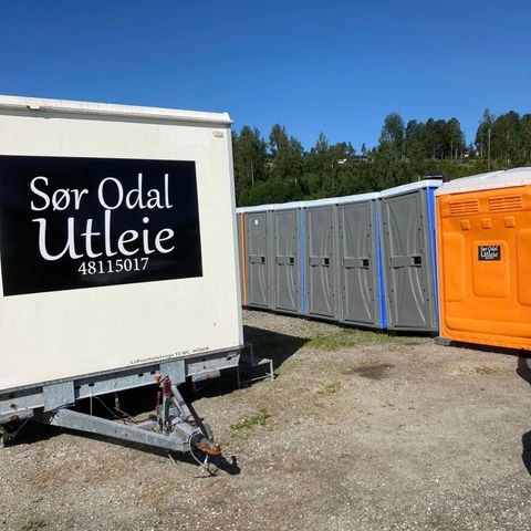 Festivaltoaletter til leie