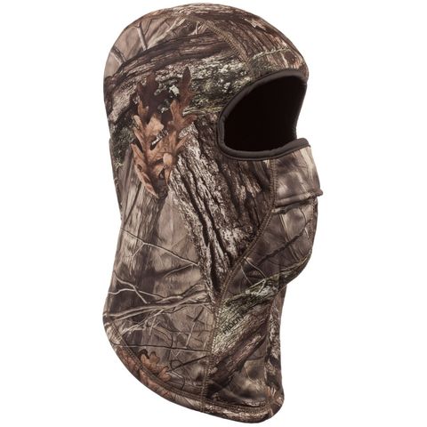 Jaktbalaclava, Perf. Fleece, Camo, One size, Huntworth