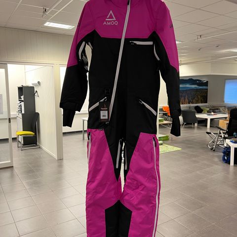 AMOQ Void Overall Blackout Dame 2XS Svart / Rosa *KAMPANJE*