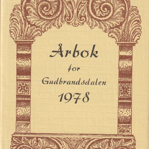 Årbok for Gudbrandsdalen  1978 46.årgang  Dølaringen boklag Innb.m.omsla.