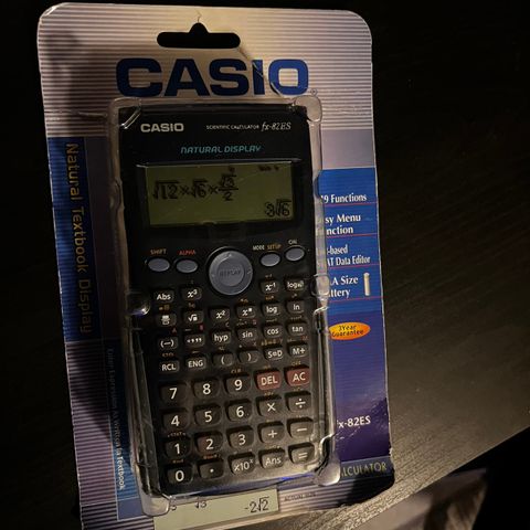 Casio kalkulator  ny uåpnet