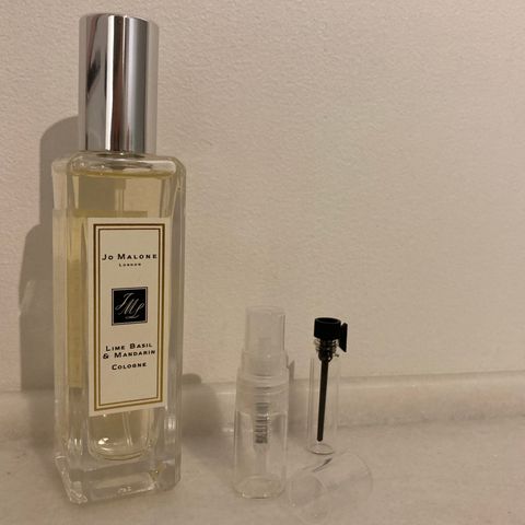 Jo Malone - Lime, Basil & Mandarin (edc). Parfymeprøve / dekanter