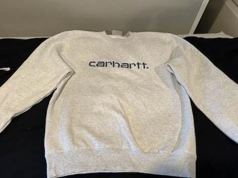 Carhartt WIP crewneck genser lysgrå str. XS