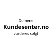 Kundesenter.no domene vurderes solgt