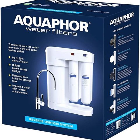 Aquaphor Omvendt osmose vannsystem vannfilter best og mest kompakt