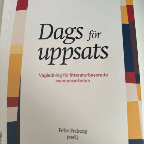 Dags för uppsats