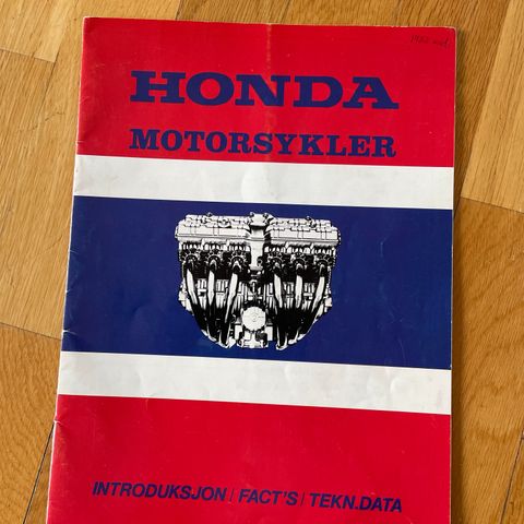 Honda brosjyre 1981