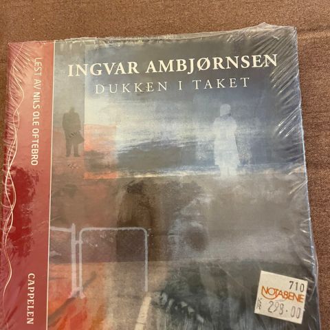 Lydbok på CD , ubrukt,kr 200,- Ingvar Ambjørnsen; «Dukken i taket»