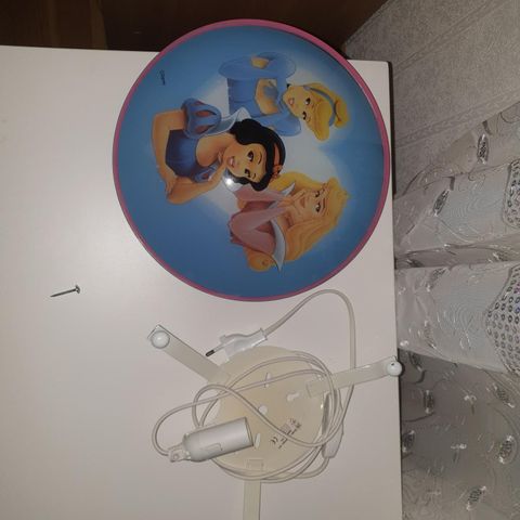 Prinsesse vegg lampe(natt lampe)