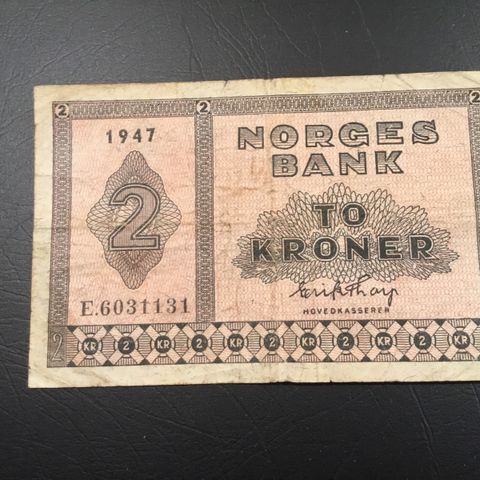 Norge.  2 Kroner. 1947 E.