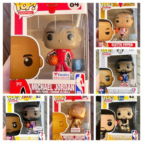 Funko Pop! NBA | Jordan, LeBron, Curry ++ | National Basketball Association