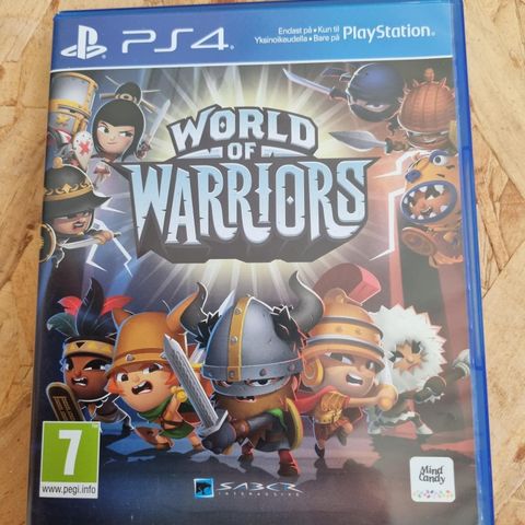 Meget pent PS4 World Of Worriors