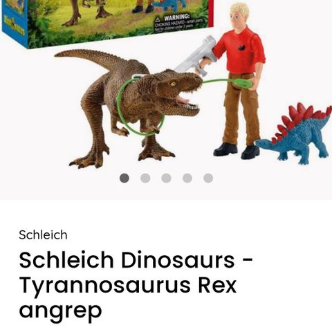 Schleich Tyrannosaurus rex angrep