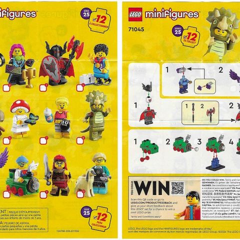 LEGO - Selger diverse figurer fra serie 25