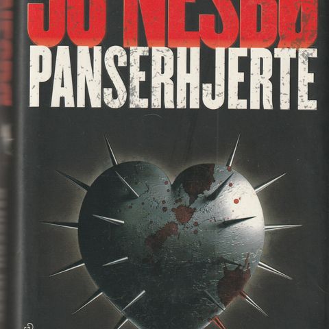 Jo Nesbø Panserhjerte Aschehoug 2009 Innb.m.omsla. 1.utg. 1.oppl. Meget pen