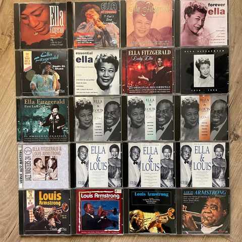 CD - Ella Fitzgerald & Louis Armstrong - selges