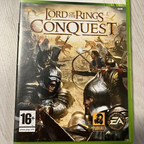 Lord Of The Rings: Conquest Xbox 360