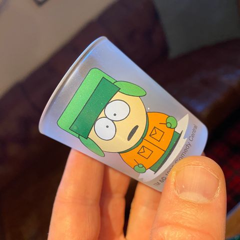 South Park shotglass