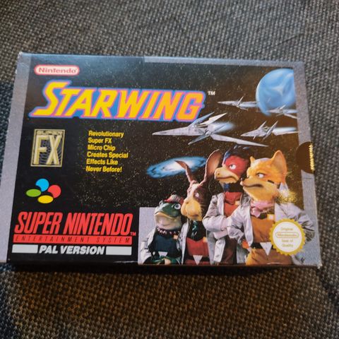 SNES Starwing CIB og UKV