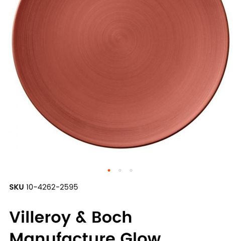 Villeroy&Boch dekktallerken