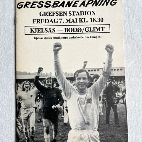 Program  Kjelsås - Bodø/Glimt 1976