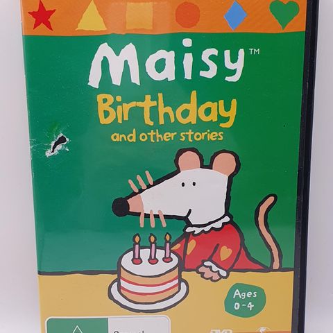 Maisy Birthday and other stories. Norsk tale dvd