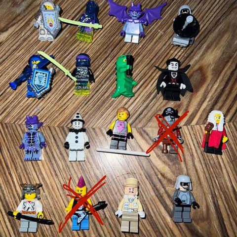 Lego minifigurer MANGE