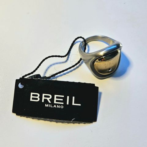 Ring stål/gull fra Breil Milano